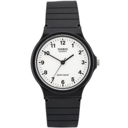 Casio Ψηφιακό Ρολόι Μπαταρίας με Μαύρο Καουτσούκ Λουράκι (MQ-24-7BLLEG) (CASMQ-24-7BLLEG)