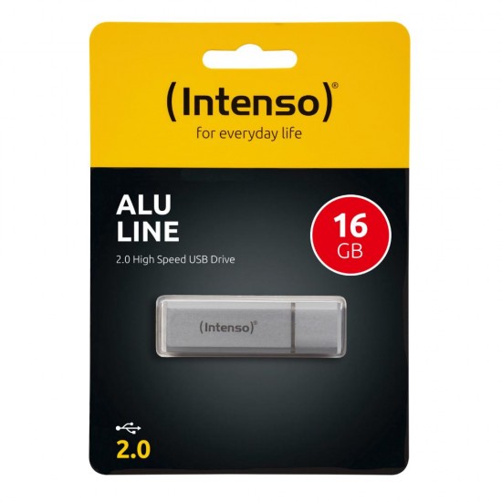 Intenso USB 2.0 Stick 16GB Alu Line Silver (3521472) (NSO3521472) Intenso USB 2.0 Stick 16GB Alu Line Silver (3521472) (NSO3521472)