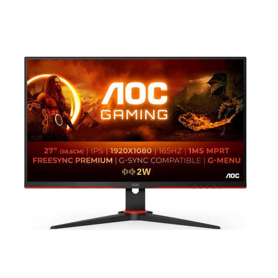 AOC 27G2SPAE Gaming Monitor 27'' with speakers (27G2SPAE/BK) (AOC27G2SPAE) AOC 27G2SPAE Gaming Monitor 27'' with speakers (27G2SPAE/BK) (AOC27G2SPAE)