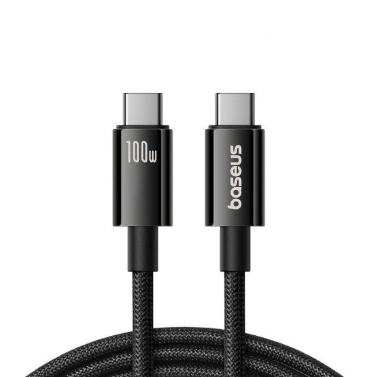 Baseus Cable USB Tungsten Gold USB-C to USB-C 100W 1,5m black (P10319800111-00) (BASP10319800111-00) Baseus Cable USB Tungsten Gold USB-C to USB-C 100W 1,5m black (P10319800111-00) (BASP10319800111-00)