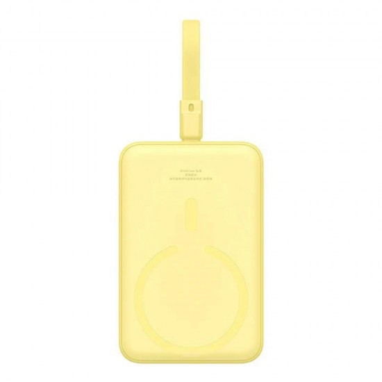 Baseus Mini MagSafe Power Bank 10000mAh 20W Power Delivery Κίτρινο (P10022109Y23-00) (BASP10022109Y23-00)