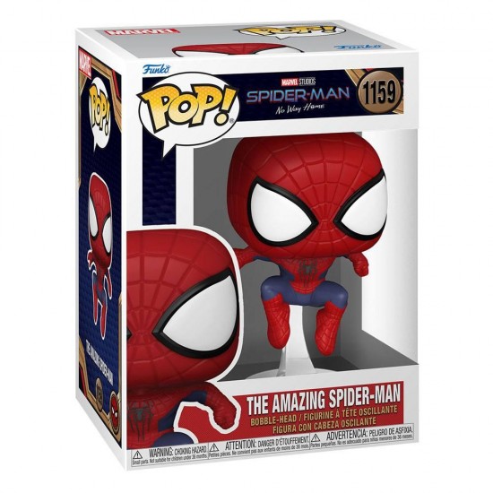 Funko Pop! Movies: Spider-Man No Way Home - Spider-Man Leaping #1159 (FNK76083) Funko Pop! Movies: Spider-Man No Way Home - Spider-Man Leaping #1159 (FNK76083)