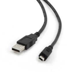 Gembird Ccp- USB2-am5p-6 Cable ( USB M - Mini USB M; 1 8m; Black) (CCP-USB2-AM5P-6) (GEMCCP-USB2-AM5P-6)