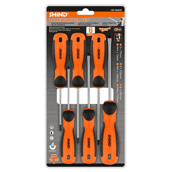 Shind Σετ Κατσαβιδια Μηχανικων 6τεμ. (SHI-94430) (SHI94430) Shind Σετ Κατσαβιδια Μηχανικων 6τεμ. (SHI-94430) (SHI94430)