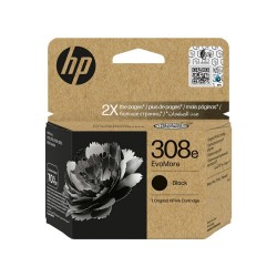 HP 308e EvoMore Black Original Ink Cartridge (7FP22UE) (HP7FP22UE) HP 308e EvoMore Black Original Ink Cartridge (7FP22UE) (HP7FP22UE)