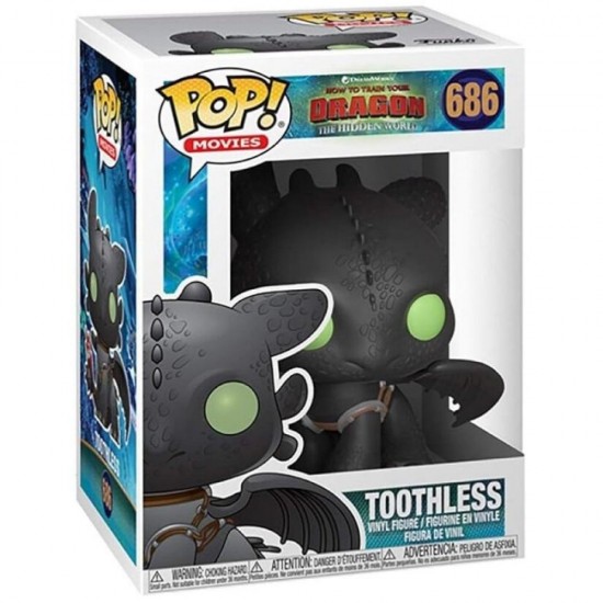 Funko Pop! Animation: How to Train your Dragon - Toothless #686 (FNK63556)