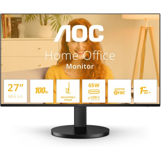 AOC 27B3CF2 IPS QHD USB-C Ergonomic Monitor 27'' with speakers (AOC27B3CF2) AOC 27B3CF2 IPS QHD USB-C Ergonomic Monitor 27'' with speakers (AOC27B3CF2)
