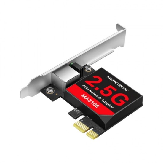 Mercusys 2.5 Gigabit PCle Network Adapter (MA310E) (MERMA310E) Mercusys 2.5 Gigabit PCle Network Adapter (MA310E) (MERMA310E)