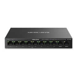 Mercusys 8-Port 10/100 Mbps + 2-Port Gigabit Desktop Switch with 8-Port PoE+ (MS110CMP) (MERMS110CMP)