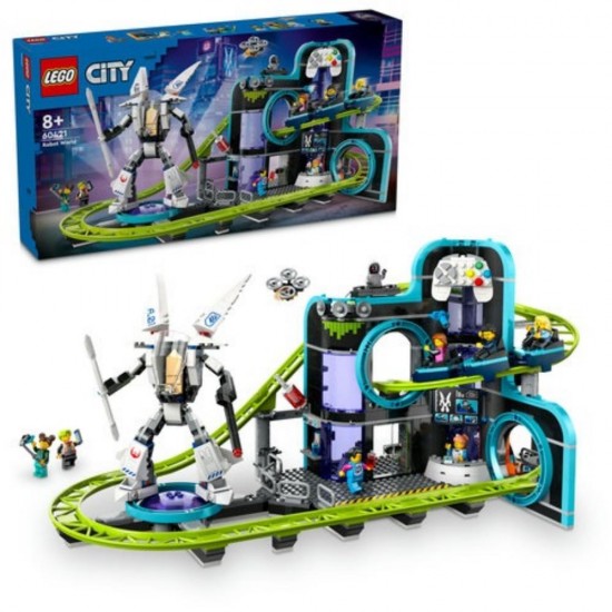 Lego City Roller Coaster With Robot Mech (60421) (LGO60421) Lego City Roller Coaster With Robot Mech (60421) (LGO60421)