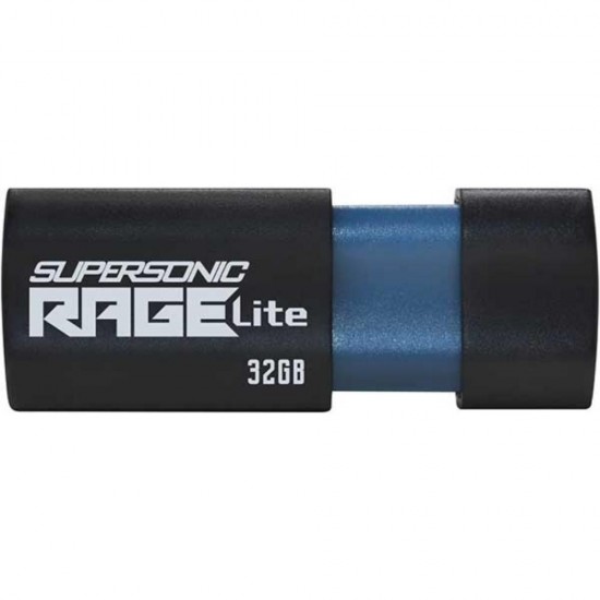 Patriot Supersonic Rage Lite 128 GB Black/Blue USB-A 3.2 Gen 1 (PEF128GRLB32U) (PATRPEF128GRLB32U) Patriot Supersonic Rage Lite 128 GB Black/Blue USB-A 3.2 Gen 1 (PEF128GRLB32U) (PATRPEF128GRLB32U)