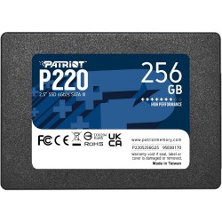 Patriot P220 256 GB Black SATA III 6 Gb/s 25 Patriot P220 256 GB Black SATA III 6 Gb/s 25
