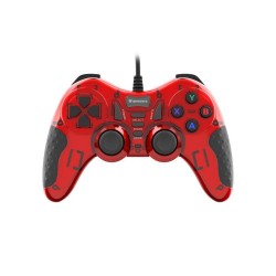 Genesis Gaming Gamepad Mangan 200 Wired for PC, Black/Red (NJG-1425) (GNSNJG-1425) Genesis Gaming Gamepad Mangan 200 Wired for PC, Black/Red (NJG-1425) (GNSNJG-1425)
