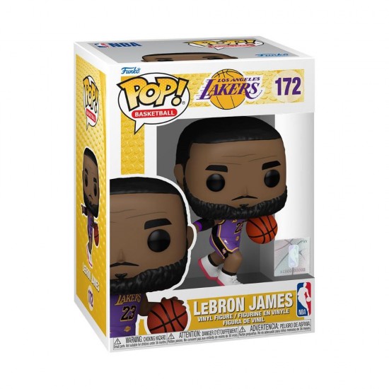 Funko Pop! Sports: Los Angeles Lakers - Lebron James #172 (FNK51179)