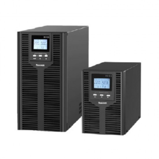 Tescom UPS PRIME TOWER 3kVA/3000W LCD with 6 x 12V 9Ah 12A (UPS.0941) (TSUPS0941)