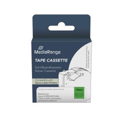 Ετικέτες Γενικής Χρήσης Mediarange (Dymo® 91224/S0721690) 12mm, 4m, Laminated and Permanent Adhesive, Black on Green (MRDY91224) Ετικέτες Γενικής Χρήσης Mediarange (Dymo® 91224/S0721690) 12mm, 4m, Laminated and Permanent Adhesive, Black on Green (MRDY91224)