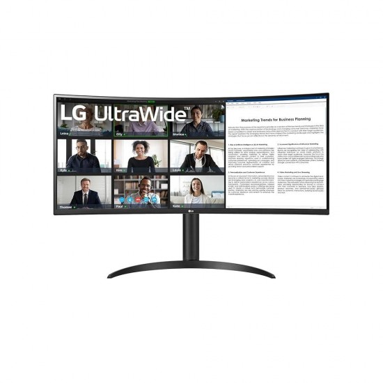 LG 34WR55QK-B Ultrawide QHD HDR Curved Monitor 34 LG 34WR55QK-B Ultrawide QHD HDR Curved Monitor 34