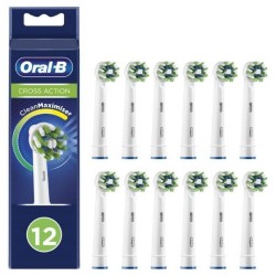 Oral-B CrossAction CleanMaximizer Electric Toothbrush Replacement Heads 12pcs White (80844547) (BRA80844547) Oral-B CrossAction CleanMaximizer Electric Toothbrush Replacement Heads 12pcs White (80844547) (BRA80844547)