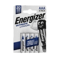 Energizer L92 Ultimate Lithium R03 AAA Photo Battery (ENE3540) Energizer L92 Ultimate Lithium R03 AAA Photo Battery (ENE3540)