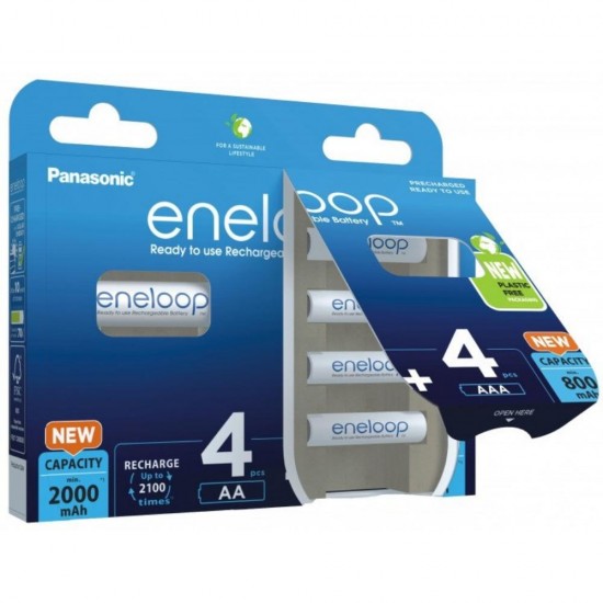 Panasonic Eneloop BK-KJMCDE44E 8BE (blister) R03/AAA  (PAN19959)