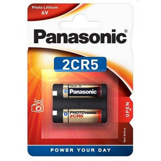 Panasonic 2CR5 Photo Lithium battery DL245 (PAN15728) Panasonic 2CR5 Photo Lithium battery DL245 (PAN15728)