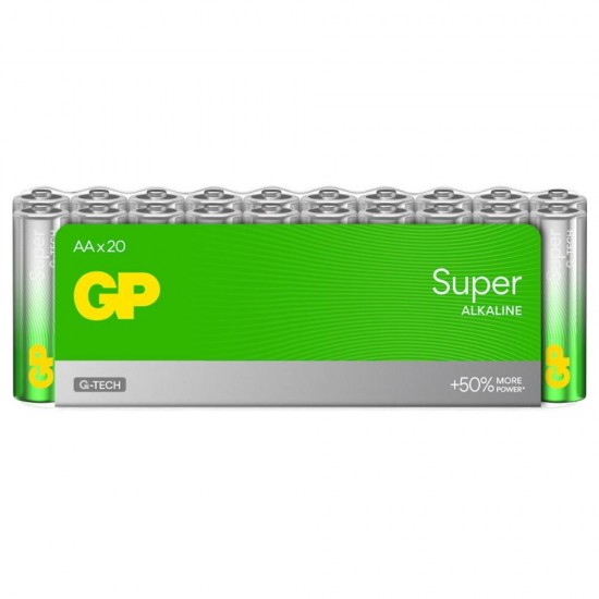 GP Super Alkaline G-TECH LR6 / AA Alkaline Battery (GPB20950) GP Super Alkaline G-TECH LR6 / AA Alkaline Battery (GPB20950)