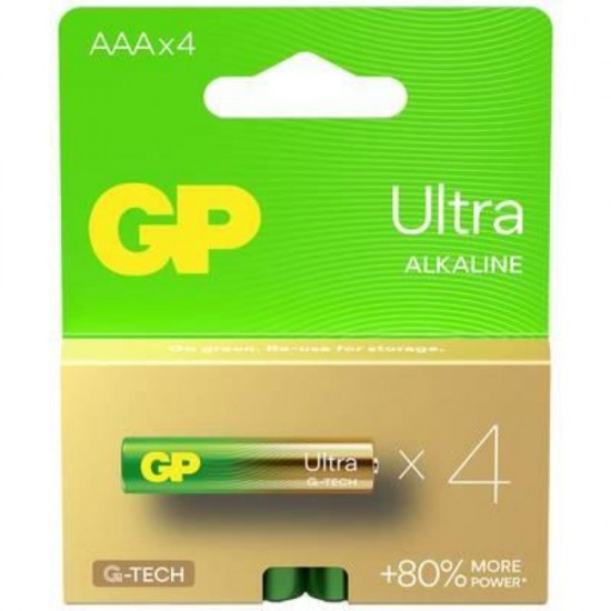 GP Ultra Alkaline G-TECH LR03 / AAA alkaline battery (GPB20477) GP Ultra Alkaline G-TECH LR03 / AAA alkaline battery (GPB20477)