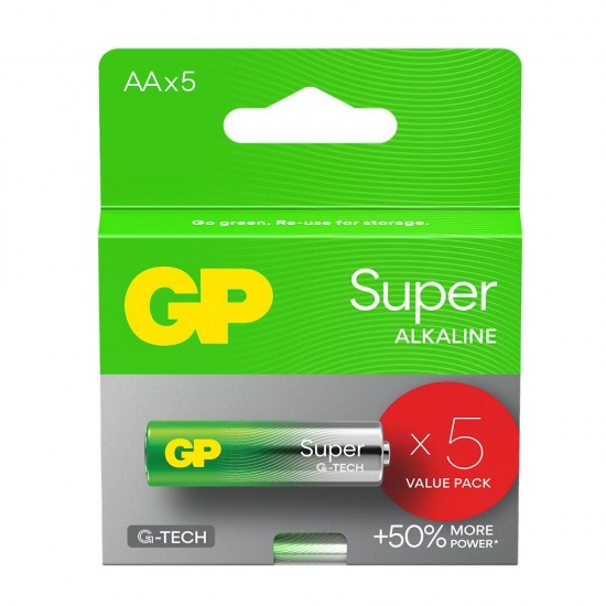 GP Super Alkaline G-TECH LR6/AA Alkaline Battery (GPB20398) GP Super Alkaline G-TECH LR6/AA Alkaline Battery (GPB20398)