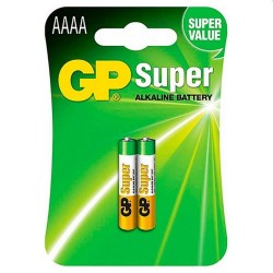GP Super AAAA/LR61/25A/LR8D425/MN2500/MX2500/E96 (GPB16242)