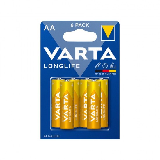 Varta Longlife LR6/AA 4106 (Blister) (VART16037) Varta Longlife LR6/AA 4106 (Blister) (VART16037)