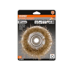 Shind Συρματοβουρτσα Γων.τροχου Φ125mm (SHI-94930) (SHI94930)
