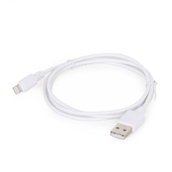 Gembird Cc- USB2-amlm-w-1m USB To 8-pin Cable Charging Transmission (Ipad,iphone5/6/7/8/x) 1m White (CC-USB2-AMLM-W-1M) (GEMCC-USB2-AMLM-W-1M) Gembird Cc- USB2-amlm-w-1m USB To 8-pin Cable Charging Transmission (Ipad,iphone5/6/7/8/x) 1m White (CC-USB2-AMLM-W-1M) (GEMCC-USB2-AMLM-W-1M)