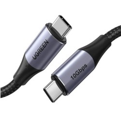 Ugreen Cable USB-C to USB-C US355 3.1 Gen.2 PD 5A 100W 4K 10Gbps 1m black (80150) (UGR80150)