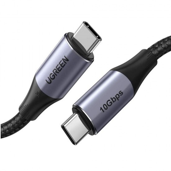 Ugreen Cable USB-C to USB-C US355 3.1 Gen.2 PD 5A 100W 4K 10Gbps 1m black (80150) (UGR80150)