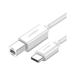 Ugreen USB 2.0 C-B US241 to 1.5m printer cable white (40417) (UGR40417) Ugreen USB 2.0 C-B US241 to 1.5m printer cable white (40417) (UGR40417)