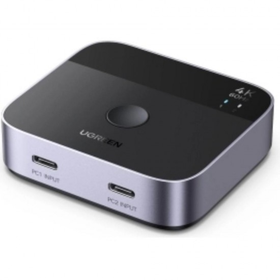 Ugreen Διακόπτης / Διακόπτης 2x USB-C σε HDMI AW502 2-σε-1 4K 60Hz (55451) (UGR55451) Ugreen Διακόπτης / Διακόπτης 2x USB-C σε HDMI AW502 2-σε-1 4K 60Hz (55451) (UGR55451)