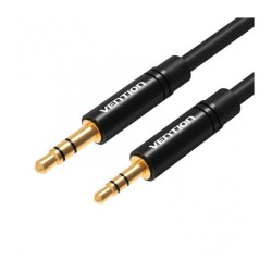 VENTION 3.5mm Male to 2.5mm Male Audio Cable 3M Black Metal Type (BALBI) (VENBALBI) VENTION 3.5mm Male to 2.5mm Male Audio Cable 3M Black Metal Type (BALBI) (VENBALBI)