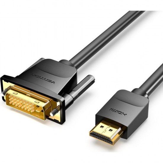 VENTION HDMI to DVI Cable 5M Black (ABFBJ) (VENABFBJ)