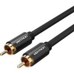 VENTION RCA Coaxial Audio/Video Cable 1M Black Aluminum Alloy Type (VAB-R09-B100) (VENVAB-R09-B100) VENTION RCA Coaxial Audio/Video Cable 1M Black Aluminum Alloy Type (VAB-R09-B100) (VENVAB-R09-B100)