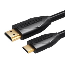 VENTION Mini HDMI to HDMI Cable 1.5M Black (VAA-D02-B150) (VENVAA-D02-B150)