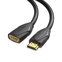 VENTION HDMI Extension Cable 0.5M Black (VAA-B06-B050) (VENVAA-B06-B050)