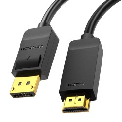 VENTION 4K DisplayPort to HDMI Cable 2M Black (HAGBH) (VENHAGBH)