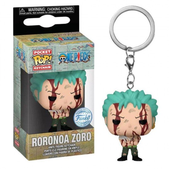 Funko Pocket Pop! Keychain Animation: One Piece - Roronoa Zoro Special Edition (FNK68801) Funko Pocket Pop! Keychain Animation: One Piece - Roronoa Zoro Special Edition (FNK68801)