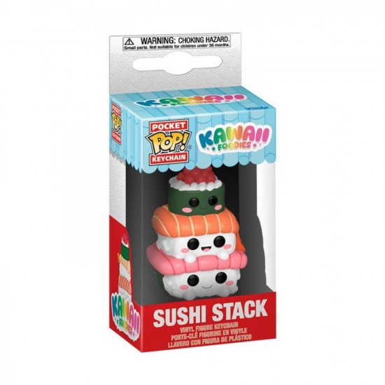 Funko Pocket Pop! Keychain Animation: Kawaii - Sushi Stack (FNK67290) Funko Pocket Pop! Keychain Animation: Kawaii - Sushi Stack (FNK67290)