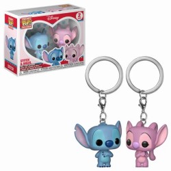 Funko Pocket Pop! Keychain Animation: Lilo & Stitch - Stitch & Angel Exclusive (FNK63709)