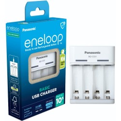 Panasonic Eneloop BQ-CC61 USB EKO Rechargeable Ni-MH battery charger (PAN19643) Panasonic Eneloop BQ-CC61 USB EKO Rechargeable Ni-MH battery charger (PAN19643)