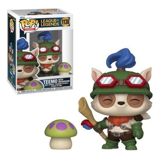 Funko Pop! Games: League of Legends - Teemo with Mushroom #1138 (FNK61137) Funko Pop! Games: League of Legends - Teemo with Mushroom #1138 (FNK61137)