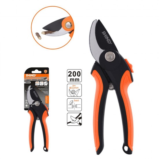 Shind Ψαλιδι Κλαδεματος 200mm Με Λαβη Tpr Comfort (SHI-94696) (SHI94696) Shind Ψαλιδι Κλαδεματος 200mm Με Λαβη Tpr Comfort (SHI-94696) (SHI94696)