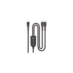 ttec AlumiCable Duo USB-C – 2 USB-C 100W Fast Charge Cable150cm (2DK55S) (TTEC2DK55S)