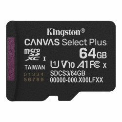 Kingston microSD 64GB Canvas Select+ G3 150MB/s (SDCS3/64GBSP) (KINSDCS3-64GBSP)